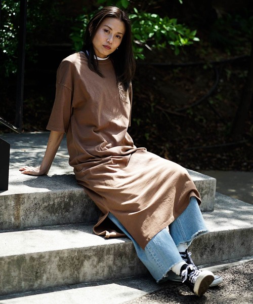 セール Billabong ビラボン レディース A Daydream Away Longonepieceポケットtシャツワンピ 21年春夏モデル ワンピース Billabong ビラボン のファッション通販 Zozotown