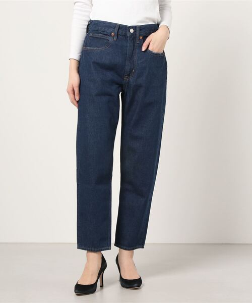 GAP（ギャップ）の「ハイライズ バレルジーンズ（デニムパンツ・レディース・インディゴブルー・27/26/25/28/29/23/24）」の5枚目の写真