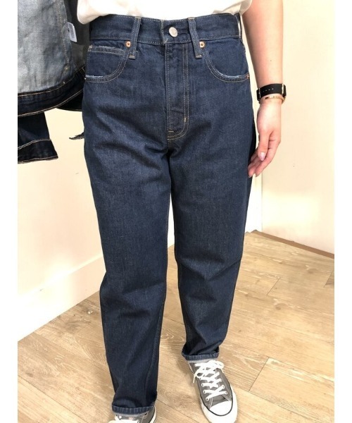 GAP（ギャップ）の「ハイライズ バレルジーンズ（デニムパンツ・レディース・インディゴブルー・27/26/25/28/29/23/24）」の11枚目の写真