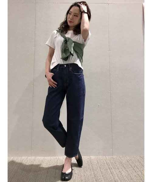GAP（ギャップ）の「ハイライズ バレルジーンズ（デニムパンツ・レディース・インディゴブルー・27/26/25/28/29/23/24）」の8枚目の写真
