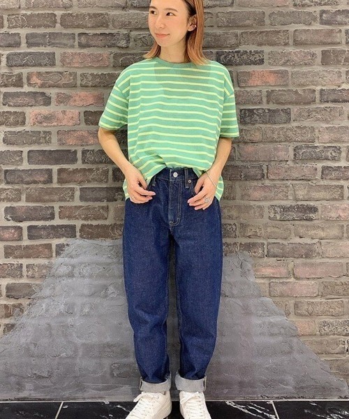 GAP（ギャップ）の「ハイライズ バレルジーンズ（デニムパンツ・レディース・インディゴブルー・27/26/25/28/29/23/24）」の16枚目の写真