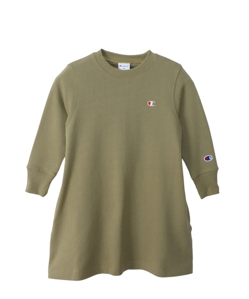 Champion（チャンピオン）の「【Champion/チャンピオン】キッズ ベーシック スウェットワンピース（ワンピース・キッズ・ネイビー/グレー/パープル/ベージュ/ブルー/オフホワイト/ブラック/カーキ/ブラウン/チャコール/ベージュ系その他3・160/120/110/140/150/130/100）」の8枚目の写真