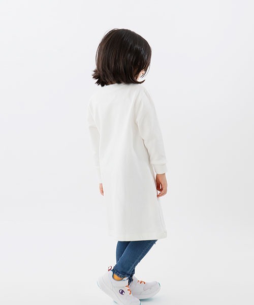 Champion（チャンピオン）の「【Champion/チャンピオン】キッズ ベーシック スウェットワンピース（ワンピース・キッズ・ネイビー/グレー/パープル/ベージュ/ブルー/オフホワイト/ブラック/カーキ/ブラウン/チャコール/ベージュ系その他3・160/120/110/140/150/130/100）」の15枚目の写真