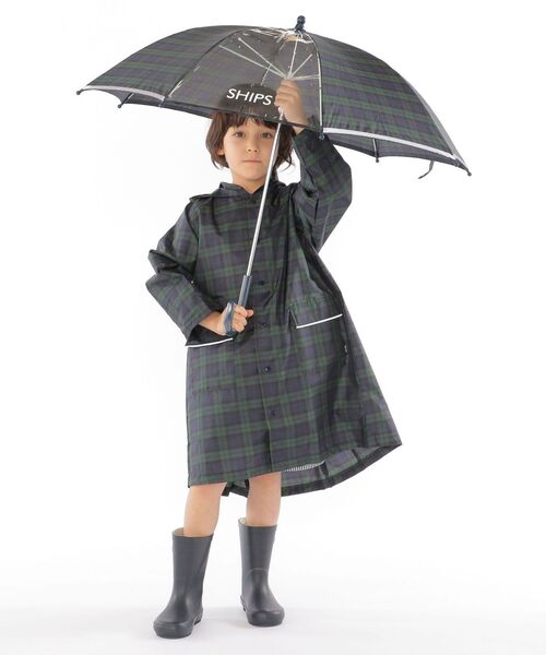 SHIPS(シップス)の「SHIPS KIDS:レインコート(レインコート/ポンチョ・キッズ・ネイビー/グリーン・SMALL/MEDIUM/LARGE)」の5枚目の写真