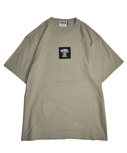 DOUBLE STEAL（ダブルスティール）の「Tagging Square Logo Tシャツ（Tシャツ/カットソー・メンズ・グレー/インディゴブルー/グリーン/ホワイト×ブラック/ブラック×ホワイト/ホワイト×パープル/ブラック×パープル・MEDIUM/LARGE/X-LARGE/XX-LARGE）」の6枚目の写真