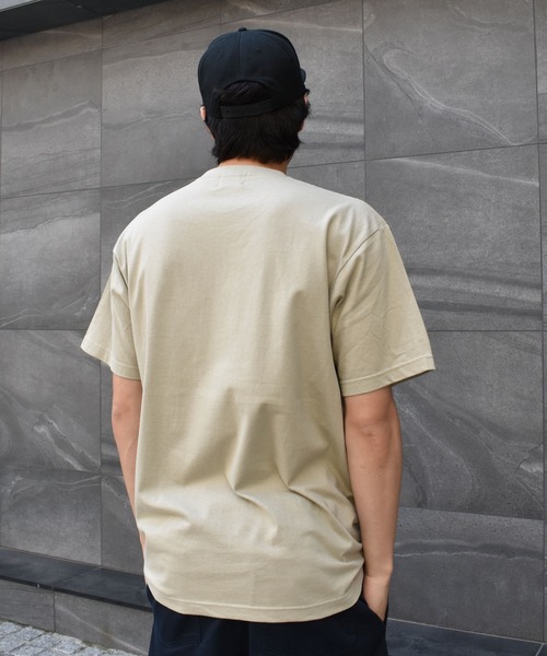 DOUBLE STEAL（ダブルスティール）の「Tagging Square Logo Tシャツ（Tシャツ/カットソー・メンズ・グレー/インディゴブルー/グリーン/ホワイト×ブラック/ブラック×ホワイト/ホワイト×パープル/ブラック×パープル・MEDIUM/LARGE/X-LARGE/XX-LARGE）」の15枚目の写真