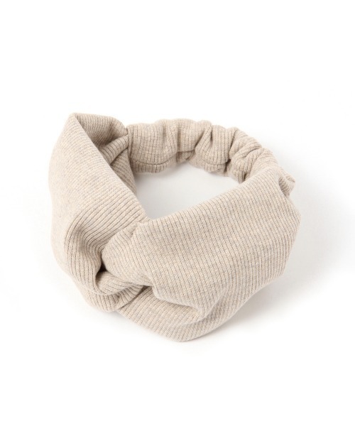 LOWRYS FARM（ローリーズファーム）の「リブターバン　944847（ヘアバンド・キッズ・パープル/グレー/ベージュ/イエロー・FREE）」の5枚目の写真