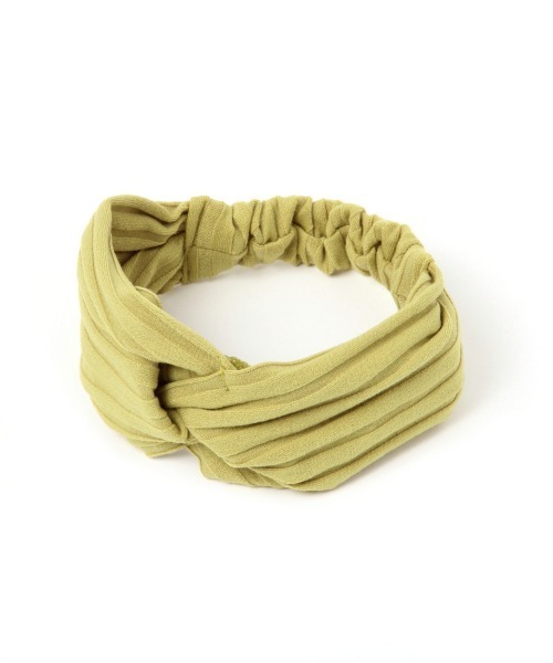 LOWRYS FARM（ローリーズファーム）の「リブターバン　944847（ヘアバンド・キッズ・パープル/グレー/ベージュ/イエロー・FREE）」の6枚目の写真