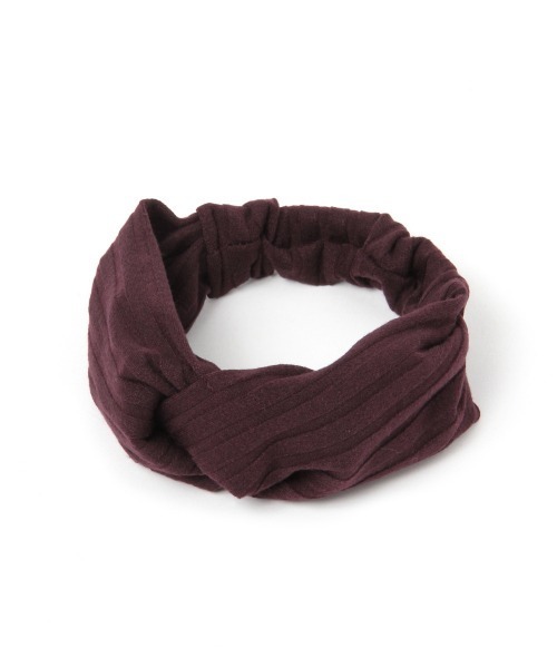 LOWRYS FARM（ローリーズファーム）の「リブターバン　944847（ヘアバンド・キッズ・パープル/グレー/ベージュ/イエロー・FREE）」の9枚目の写真