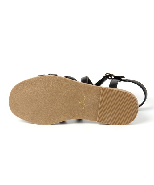 studio CLIP（スタディオクリップ）の「【キナリノ掲載商品】ストラップナローサンダル（サンダル・レディース・ブラック/オフホワイト/ライトグリーン・LARGE/MEDIUM）」の9枚目の写真