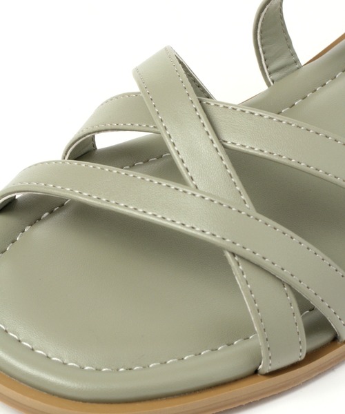 studio CLIP（スタディオクリップ）の「【キナリノ掲載商品】ストラップナローサンダル（サンダル・レディース・ブラック/オフホワイト/ライトグリーン・LARGE/MEDIUM）」の13枚目の写真