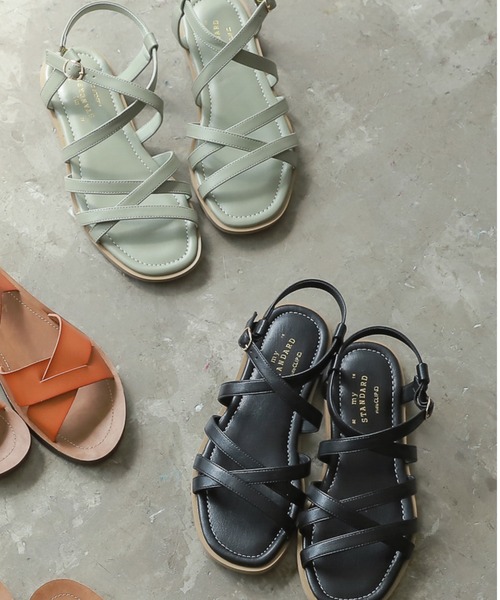 studio CLIP（スタディオクリップ）の「【キナリノ掲載商品】ストラップナローサンダル（サンダル・レディース・ブラック/オフホワイト/ライトグリーン・LARGE/MEDIUM）」の20枚目の写真