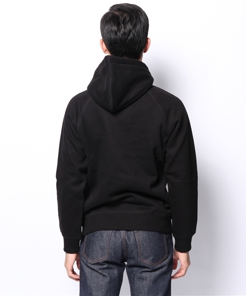 Carhartt WIP（カーハートダブリューアイピー）の「CARHARTT WIP HOODED CHASE SWEATSHIRT/カーハート フーディー（パーカー・メンズ・ブラック/ネイビー/グレー・MEDIUM/SMALL）」の8枚目の写真