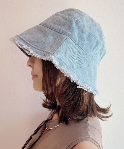 Msyuu ミスユー Fringe Bucket Hat フリンジバケットハット ハット Msyuu ミスユー のファッション通販 Zozotown