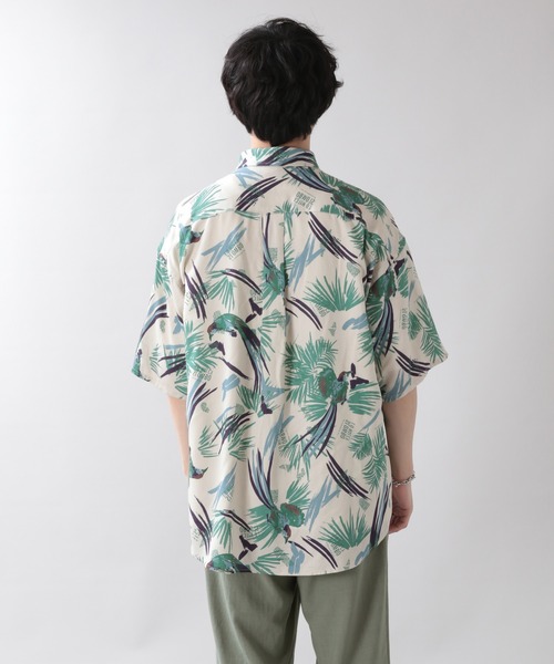 RAGEBLUE（レイジブルー）の「ビンテージ総柄シャツ/942214（シャツ/ブラウス・メンズ・ホワイト/ブラック/ベージュ・MEDIUM/LARGE）」の10枚目の写真