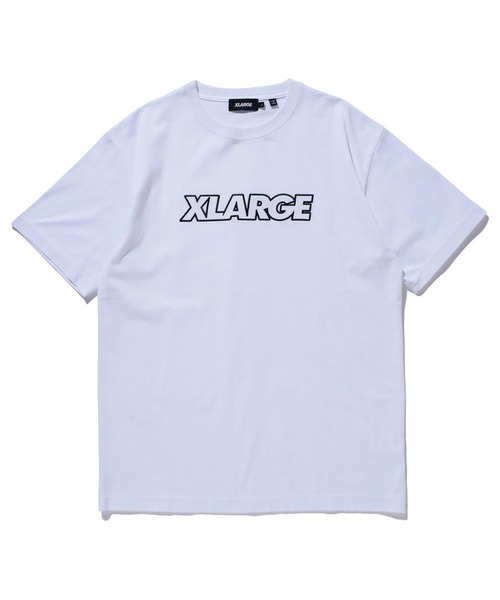 XLARGE（エクストララージ）の「STANDARD LOGO S/S TEE（Tシャツ/カットソー・メンズ・ホワイト/ベージュ/ネイビー/ブラック/パープル・L/XL/S/M）」の16枚目の写真
