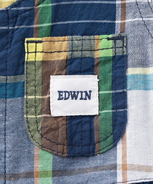 EDWIN（エドウィン）の「ノースリーブ　ベビー・ガールズシャツワンピース（ワンピース・キッズ・グリーン/ピンク・120/90/110/100/80）」の11枚目の写真