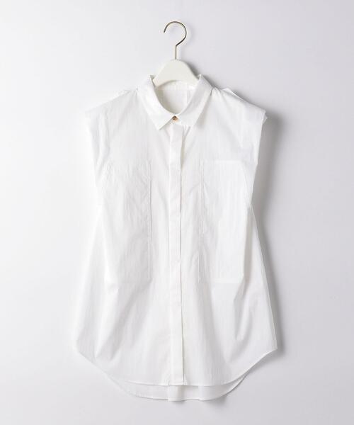 BRACTMENT（ブラクトメント）の「『BRACTMENT(ブラクトメント)』 胸ポケット ショートスリーブ シャツ（シャツ/ブラウス・レディース・ホワイト/ライトピンク/ライム・FREE）」の2枚目の写真