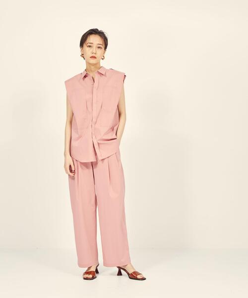 BRACTMENT（ブラクトメント）の「『BRACTMENT(ブラクトメント)』 胸ポケット ショートスリーブ シャツ（シャツ/ブラウス・レディース・ホワイト/ライトピンク/ライム・FREE）」の21枚目の写真