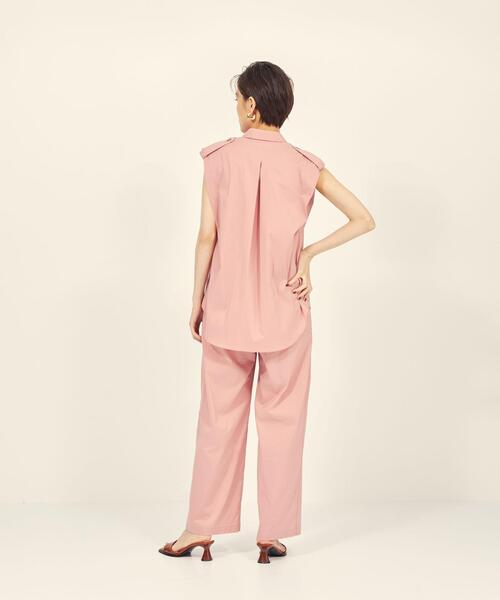 BRACTMENT（ブラクトメント）の「『BRACTMENT(ブラクトメント)』 胸ポケット ショートスリーブ シャツ（シャツ/ブラウス・レディース・ホワイト/ライトピンク/ライム・FREE）」の16枚目の写真