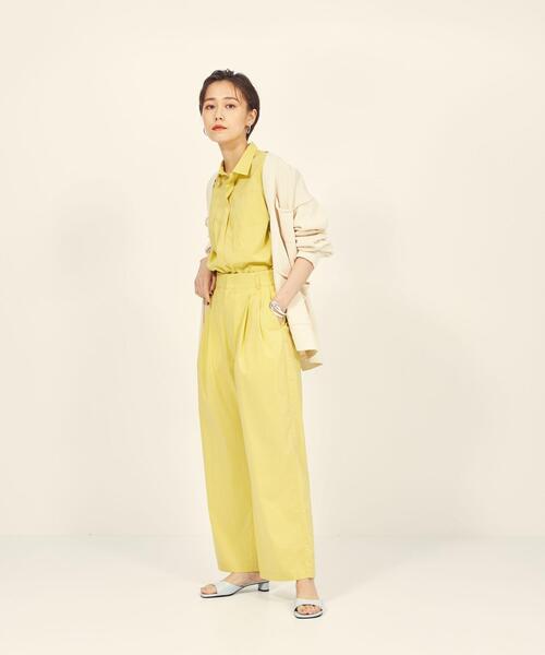 BRACTMENT（ブラクトメント）の「『BRACTMENT(ブラクトメント)』 胸ポケット ショートスリーブ シャツ（シャツ/ブラウス・レディース・ホワイト/ライトピンク/ライム・FREE）」の11枚目の写真