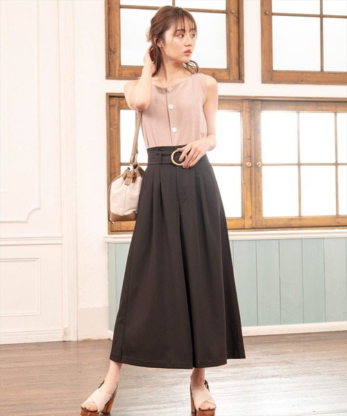 WILLSELECTION（ウィルセレクション）の「前後２wayリブタンクトップ（キャミソール・レディース・オフホワイト/ベージュ/ブラック・MEDIUM）」の6枚目の写真