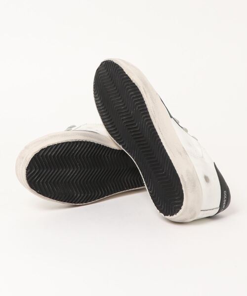 GOLDEN GOOSE(ゴールデングース)の「GOLDEN GOOSE Super-Star sneakers white leather-green suede star-black heel tab(スニーカー・メンズ・ホワイト系その他・43/42/41/39)」の8枚目の写真