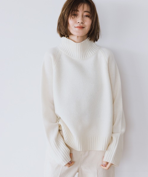 A part by（アパートバイ）の「5Gウールオフタートル 944345（ニット