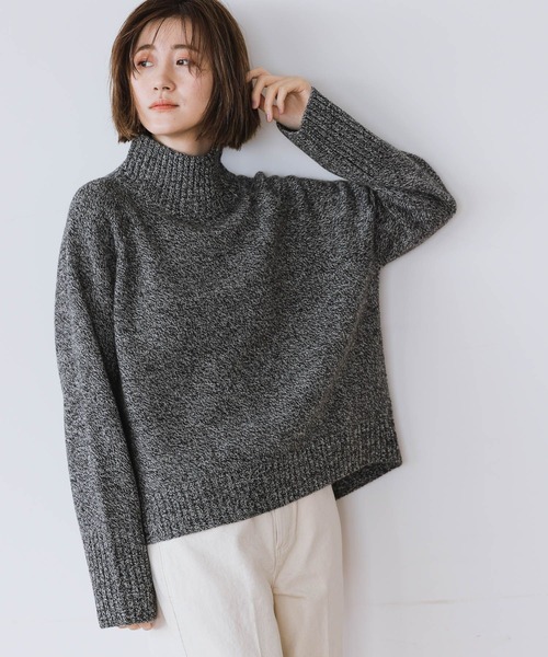 A part by(アパートバイ)の「5Gウールオフタートル 944345(ニット/セーター・レディース・オフホワイト/ブラック系その他2/グレー系その他2/グリーン系その他5/イエロー系その他3/ライトブルー・FREE)」の19枚目の写真