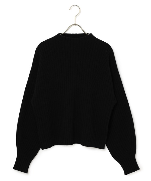 MADEMOISELLE ROPE'（マドモアゼル ロペ）の「タスマニアハイネックニットプルオーバー（ニット/セーター・レディース・ブラック/オリーブ・38）」の14枚目の写真