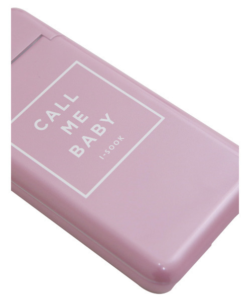 ISOOK(アイスー)の「CALL ME BABY カードケース&ミラー付きiPhoneケース(スマホケース/カバー・レディース・ホワイト/ピンク・6/10/7/5)」の8枚目の写真