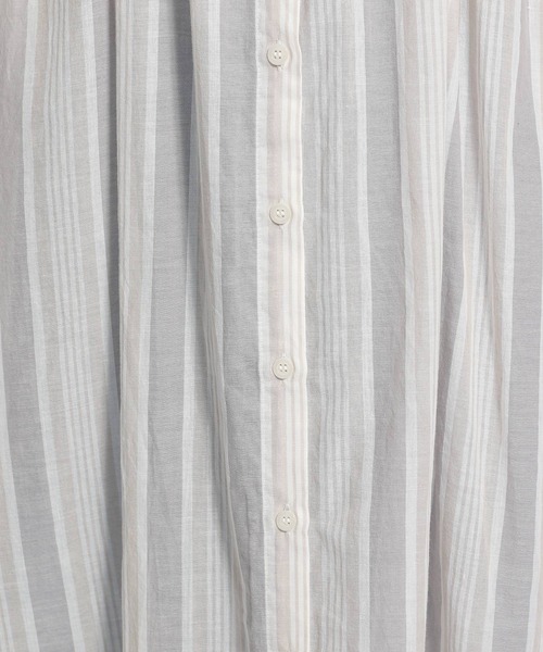 niko and...（ニコアンド）の「ストライプ柄ギャザーワンピース（ワンピース・レディース・レッド/ベージュ/ブルー・FREE）」の14枚目の写真