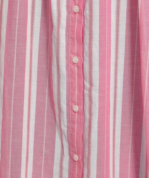 niko and...（ニコアンド）の「ストライプ柄ギャザーワンピース（ワンピース・レディース・レッド/ベージュ/ブルー・FREE）」の16枚目の写真