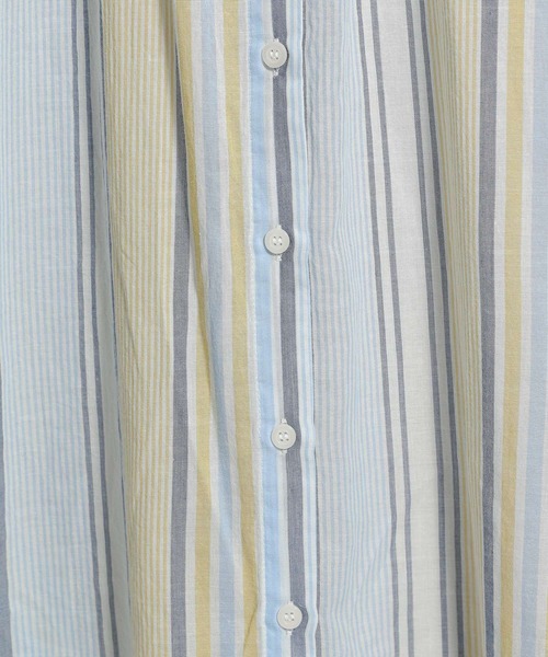 niko and...（ニコアンド）の「ストライプ柄ギャザーワンピース（ワンピース・レディース・レッド/ベージュ/ブルー・FREE）」の15枚目の写真