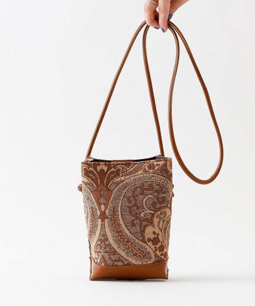 COLONY 2139（コロニートゥーワンスリーナイン）の「【TV媒体紹介商品】ジャガード縦長ショルダーバッグ（ショルダーバッグ・レディース・ブラック/ブラウン/ゼブラ/レオパード/グリーン・FREE）」の10枚目の写真