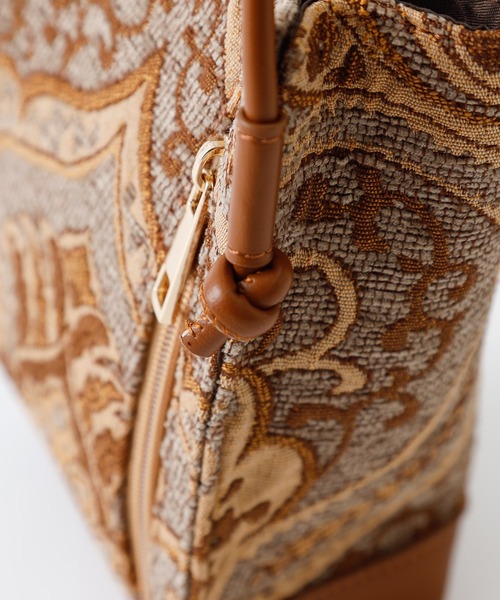 COLONY 2139（コロニートゥーワンスリーナイン）の「【TV媒体紹介商品】ジャガード縦長ショルダーバッグ（ショルダーバッグ・レディース・ブラック/ブラウン/ゼブラ/レオパード/グリーン・FREE）」の13枚目の写真