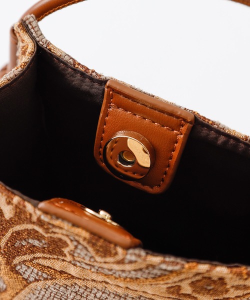 COLONY 2139（コロニートゥーワンスリーナイン）の「【TV媒体紹介商品】ジャガード縦長ショルダーバッグ（ショルダーバッグ・レディース・ブラック/ブラウン/ゼブラ/レオパード/グリーン・FREE）」の17枚目の写真
