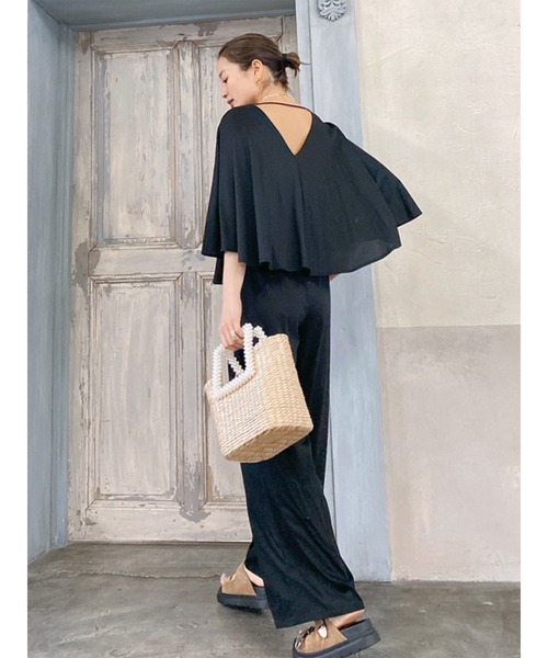 Vicente（ヴィセンテ）の「Easy fit setup（その他パンツ・レディース・ブラック/ブラウン・FREE）」の6枚目の写真