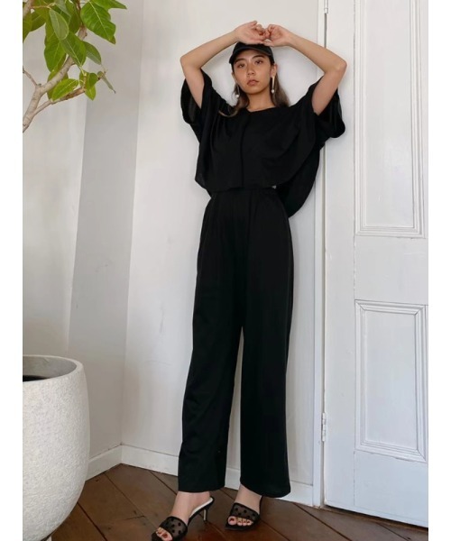 Vicente（ヴィセンテ）の「Easy fit setup（その他パンツ・レディース・ブラック/ブラウン・FREE）」の5枚目の写真