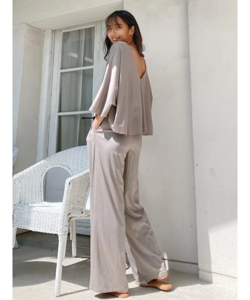 Vicente（ヴィセンテ）の「Easy fit setup（その他パンツ・レディース・ブラック/ブラウン・FREE）」の7枚目の写真