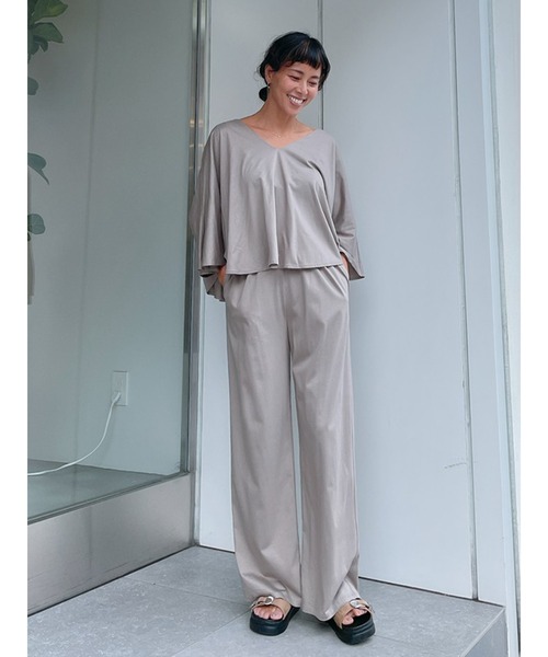 Vicente（ヴィセンテ）の「Easy fit setup（その他パンツ・レディース・ブラック/ブラウン・FREE）」の9枚目の写真