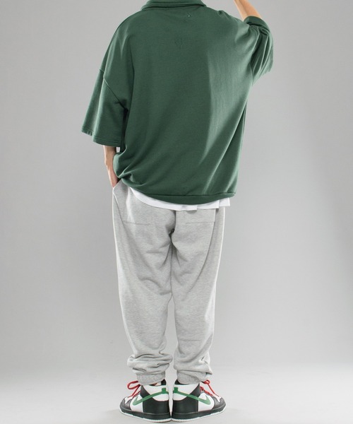 kutir（クティール）の「裏毛ダメージハーフジップポロシャツ（ポロシャツ・メンズ・グリーン/マスタード/ダークブルー・MEDIUM/LARGE）」の12枚目の写真