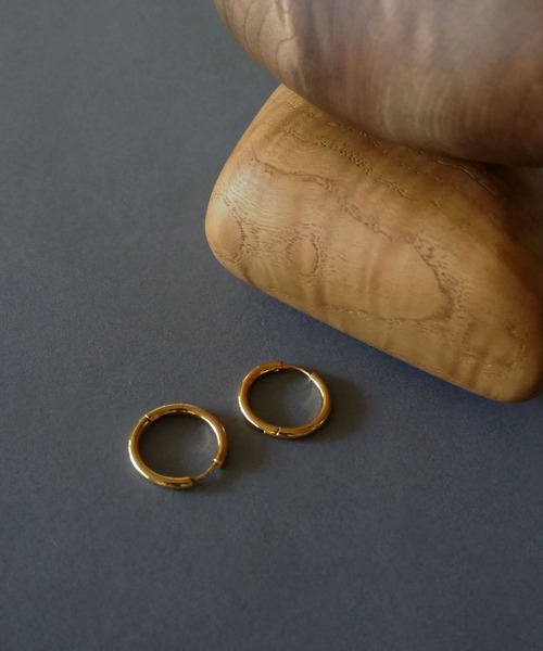 Diliraba（ディリラバ）の「【Diliraba】サージカルステンレス ゴールド フープピアス（ピアス（両耳用）・レディース・ゴールド・FREE）」の10枚目の写真