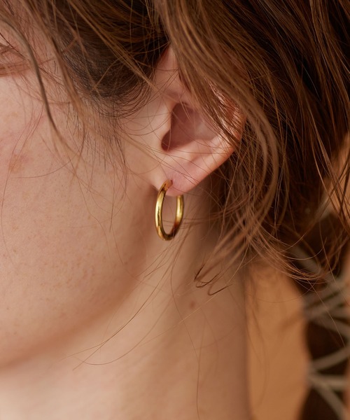 Diliraba（ディリラバ）の「【Diliraba】サージカルステンレス ゴールド フープピアス（ピアス（両耳用）・レディース・ゴールド・FREE）」の22枚目の写真