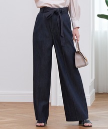 ANAYI | デニムライクベルトツキパンツ(その他パンツ)