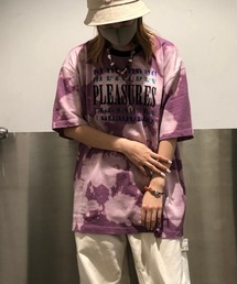 PLEASURES | PLEASURES/プレジャーズ/ブリーチ加工ロゴプリント半袖Tシャツ/Swinger Dye T-Shirt(Tシャツ/カットソー)