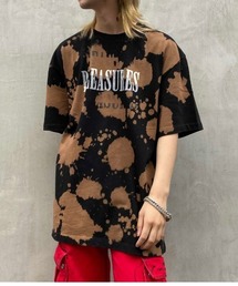 PLEASURES | PLEASURES/プレジャーズ/ブリーチ加工ロゴプリント半袖Tシャツ/Swinger Dye T-Shirt(Tシャツ/カットソー)