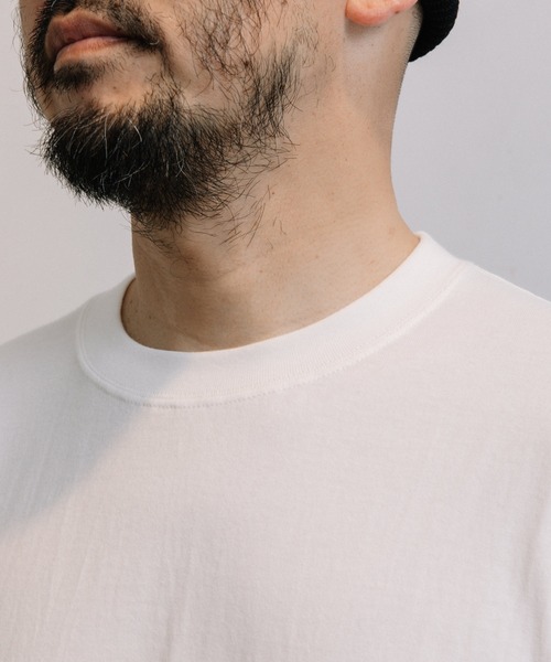 FRUIT OF THE LOOM（フルーツオブザルーム）の「【金子 恵治コラボ】Personal Fit 3P PACK T / Tシャツ / 半袖 / パック / シンプル / カジュアル / クルーネック / タイトフィット / アメリカンフィット / オーバーサイズ / ユニセックス（Tシャツ/カットソー・メンズ・ホワイト/ブラック・M/L）」の11枚目の写真