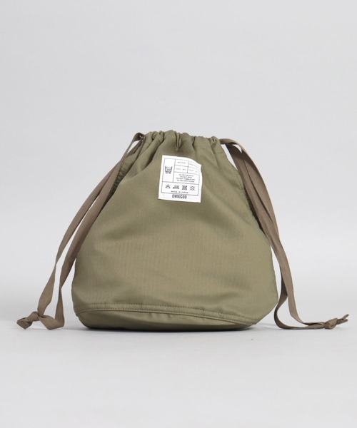 OMNIGOD（オムニゴッド）の「[OMNIGOD / オムニゴッド]　ヘリンボーンスレキUSNポーチ（トートバッグ・レディース・アイボリー/ブラック/オリーブ・FREE）」の3枚目の写真