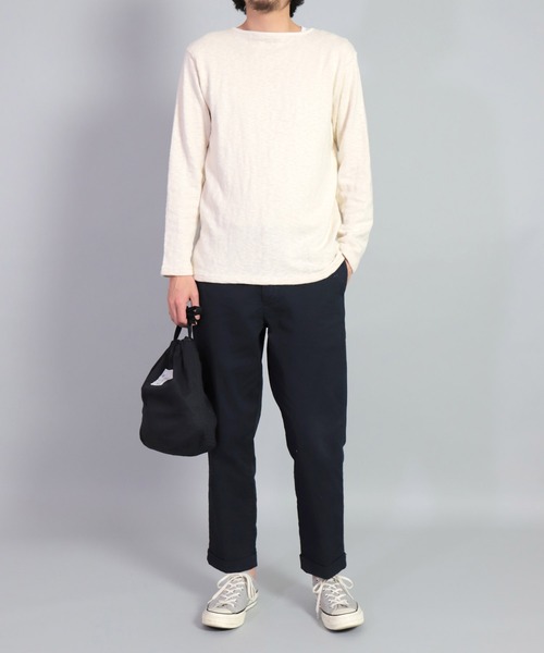 OMNIGOD（オムニゴッド）の「[OMNIGOD / オムニゴッド]　ヘリンボーンスレキUSNポーチ（トートバッグ・レディース・アイボリー/ブラック/オリーブ・FREE）」の13枚目の写真